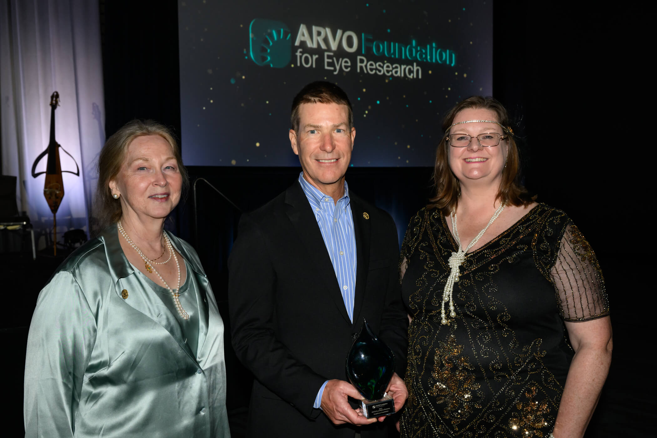 2023 ARVO Foundation honorees: Stella Robertson, Dan Stamer, BrightFocus Foundation
