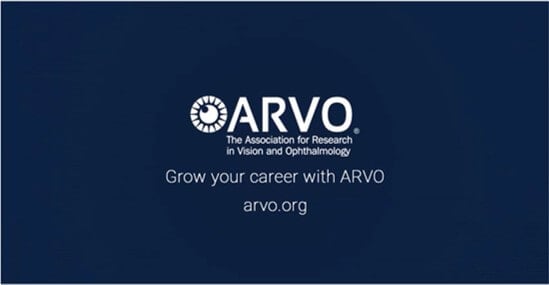 Grow your career with ARVO intro slide