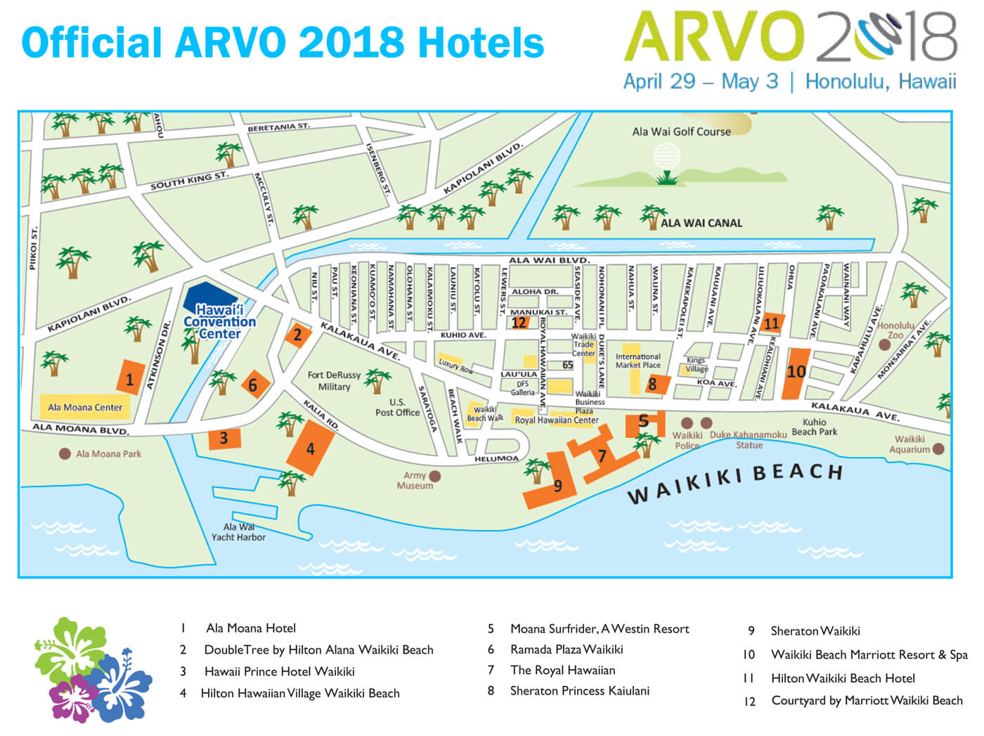 Waikiki Beach Map Of Hotels 2018 World S Best Hotels