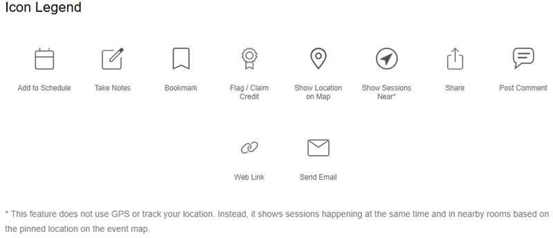 ARVO 2025 Online Planner Icons