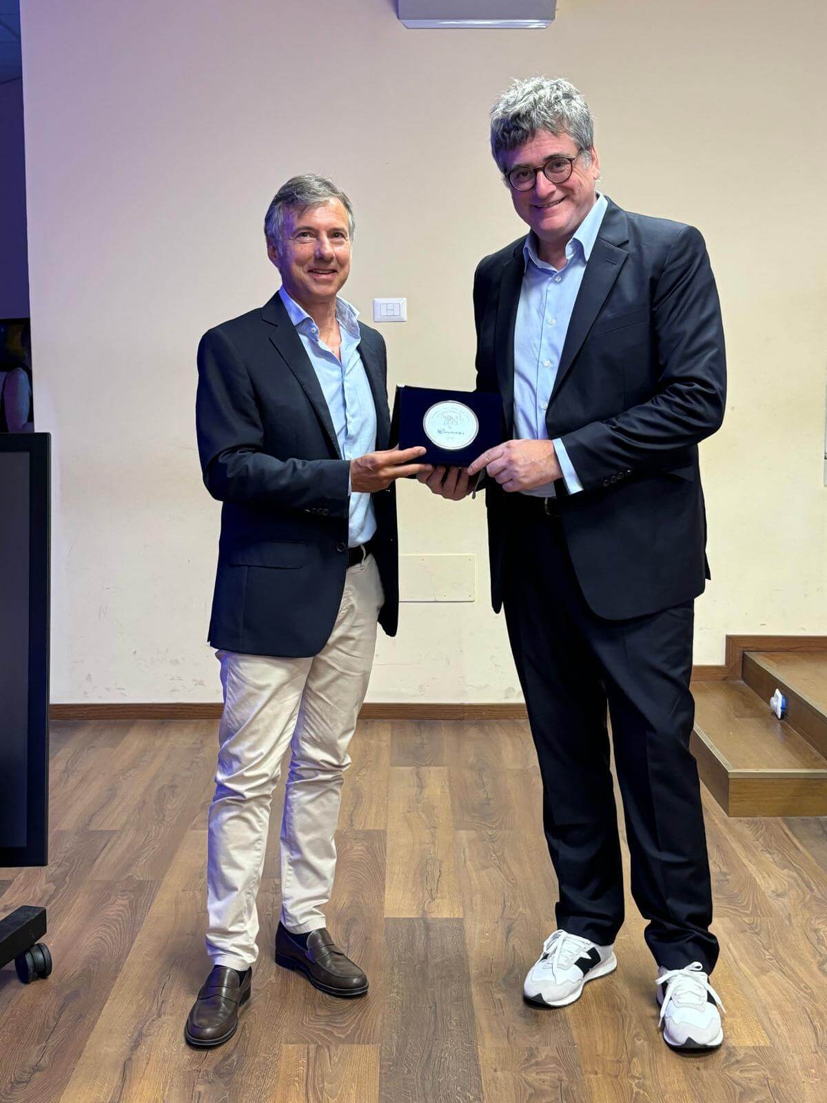 Prof. Claudio Bucolo and Prof. Leopold Schmetterer