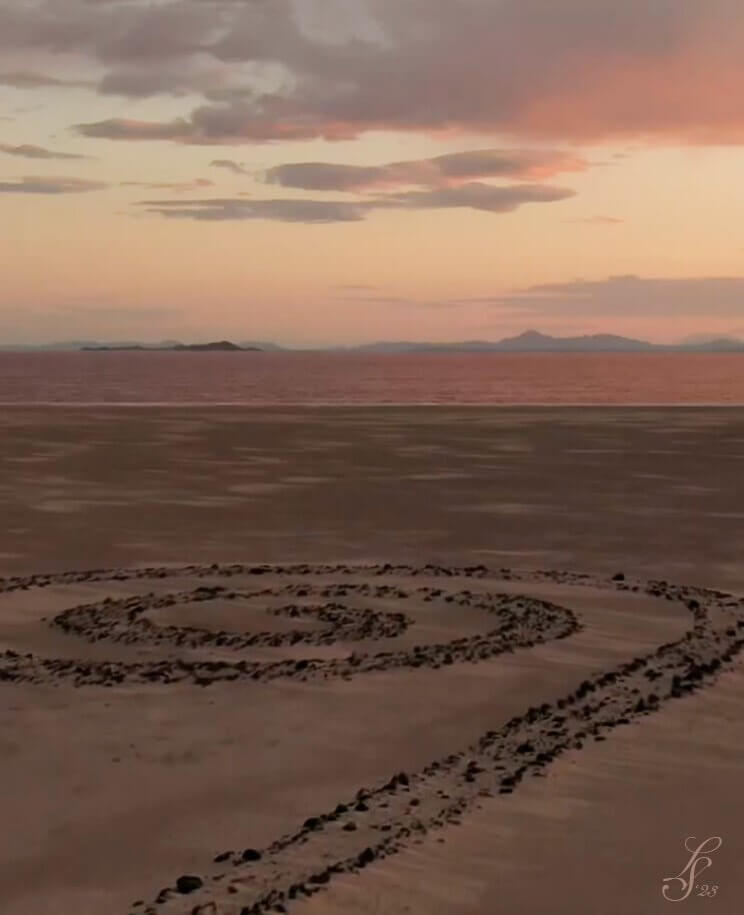 Spiral Jetty art installation
