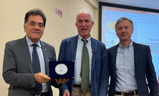 IT-ARVO President Filippo Drago, Francesco Di Virgilio and IT-ARVO Treasurer/Secretary Claudio Bucolo