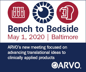 The Association For Research In Vision And Ophthalmology Sight - sight saving therapeutics